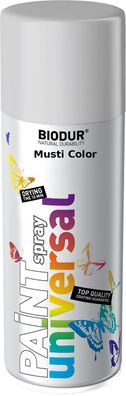 Biodur Lackspray Spraydose Felgenspray Spraylack Farbe Perlhellgrau RAL 9022