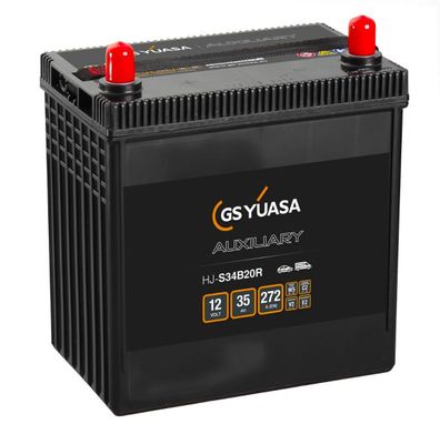 YUASA HJ-S34B20R 12V 35Ah 272A AGM-Batterie Backup & Specialist OE-Qualität