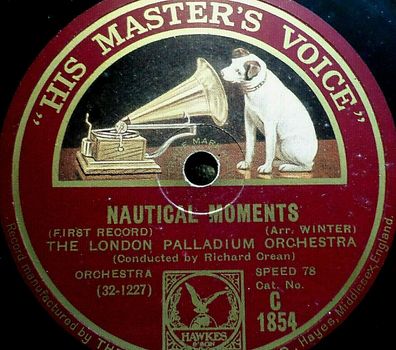 Richard CREAN "Nautical Moments - I & II" HMV 1930 78rpm 12"