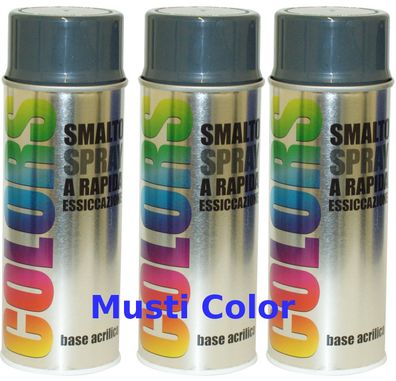 3x400ml Dupli Color Lackspray Spraydose Spraylack Farbe Anthrazitgrau RAL 7016