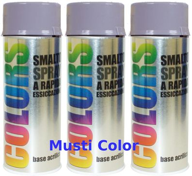 3x400ml Dupli Color Lackspray Spraydose Sprühlack Spraylack Farbe Signalgelb RAL 7042