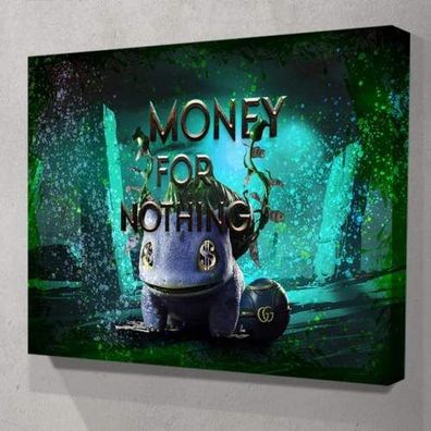 Musiktitel Pop Art Wandbild - Money for Nothing - Deko - Kunst - XXL - Geschenk
