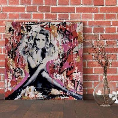 Pop Art Bild auf Leinwand - Brillante Farben - Deko - Kunstdruck - Geschenkidee