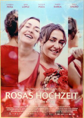 Rosas Hochzeit - Original Kinoplakat A1 - Candela Peña, Sergi López - Filmposter
