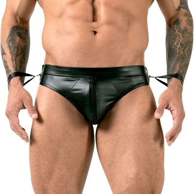 Sexy Herren Jock-Slip M L XL abnehmbare Handfesseln Unterwäsche Bondage "Hudson"