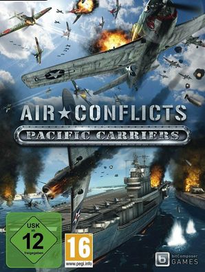 Air Conflicts Pacific Carriers (PC, 2012, Nur Steam Key Download Code) Keine DVD