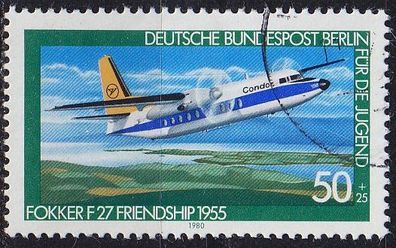 Germany BERLIN [1980] MiNr 0618 ( O/ used ) Flugzeuge