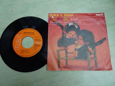 7" Single RCA Bina & Nina Mochhichi Wenn du weinen musst