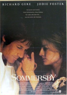 Sommersby - Original Kinoplakat A1 - Jodie Foster, Richard Gere - Filmposter