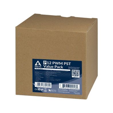 ARCTIC Lüfter P12 PWM PST Value pack 120 mm (5 Stück)