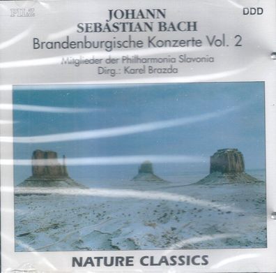 CD: J. S. Bach: Brandenburgische Konzerte Vol. 2 (1988) Pilz 447748-2