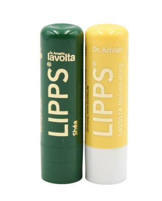 Dr. Armah Lavolta Manuka Honig Lipps 4,6g + Shea Lipps Classic 4,7g Lippenpflege