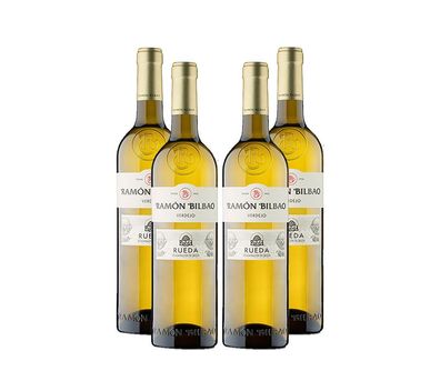 Ramon Bilbao 4er Set Verdejo 0,75L (13% Vol) Spanien ausgeprägter Kräutercharak