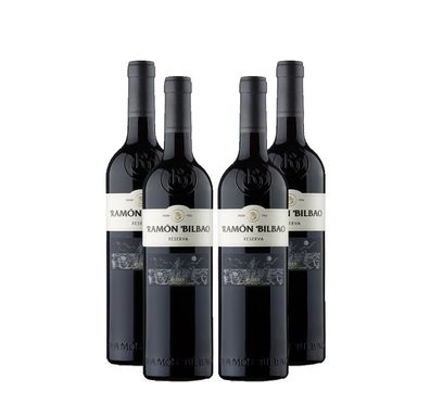 Ramon Bilbao Reserva 4er Set Rotwein 0,75L (14% Vol) Spanien Noten von Holz und