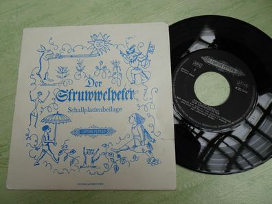 7" Single Schallplattenbeilage Der Struwwlpeter Edition Peters Leipzig 425044