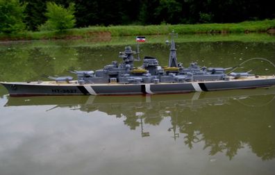 RC Schlachtschiff Bismarck ferngesteuertes Kriegsschiff Schiff Boot Zerstörer
