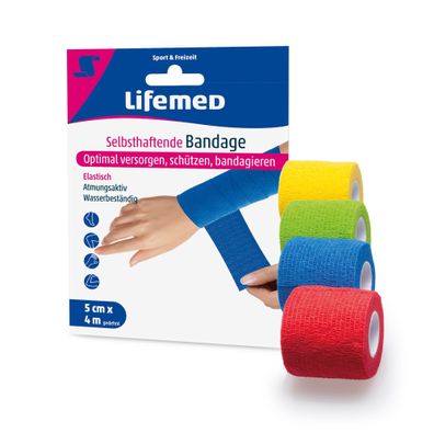 Lifemed Elastik-Bandage hautfarben 100 mm x 3,0 m 