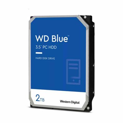 HDD Interne Festplatte 2TB WD Blue 3,5" SATA 6 GB/ s 7.200rpm (WD20EZBX)