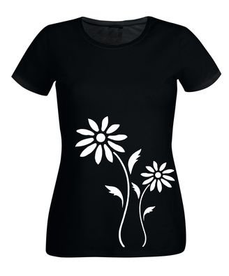 BLUMEN Damen T-Shirt - Florals -