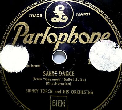 SIDNEY TORCH "Sabre Dance (From "Gayaneh") Ballet-Suite / La Golondrina" 1948