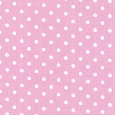 Westfalenstoffe Capri 0,5m rosa Dots * Kinderstoffe * 100% Baumwolle