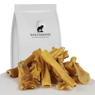 Rinderkopfhaut 1 - 10 kg wie Rinderohr Kaustange Nackensehne Rind Kausnack Hund