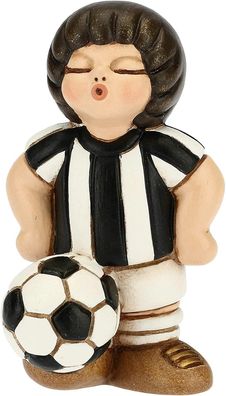 Thun Junge Fußballer weiß/ schwarz aus Keramik 4,5 x 4,5 x 7 cm h F2825B90B