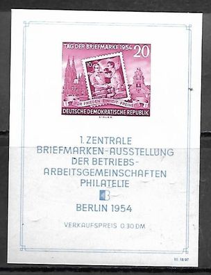 DDR postfrisch Block 10