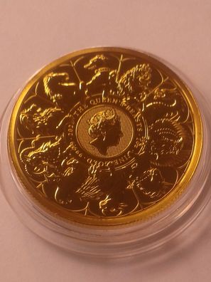 100 Pfund 2021 Großbritannien 1 Unze 9999 Gold The Queens Beasts completer coin 100£