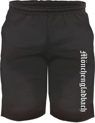 Mönchengladbach Sweatshorts - Altdeutsch bedruckt - Kurze Hose Shorts