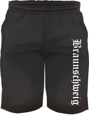 Braunschweig Sweatshorts - Altdeutsch bedruckt - Kurze Hose Shorts