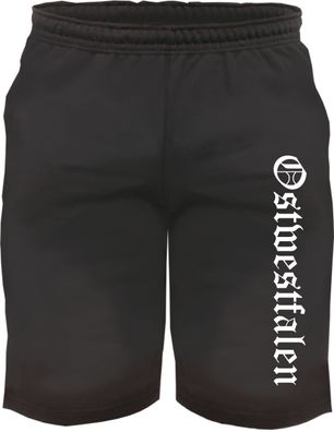 Ostwestfalen Sweatshorts - Altdeutsch bedruckt - Kurze Hose Shorts