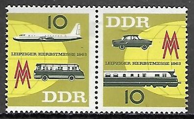 DDR postfrisch W Zd 96 mit Gummifehler