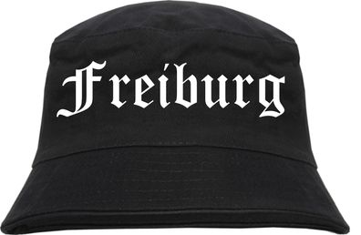 Freiburg Fischerhut - Altdeutsch - bedruckt - Bucket Hat Anglerhut Hut