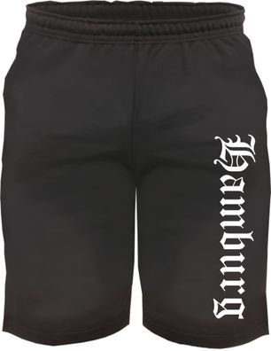 Hamburg Sweatshorts - Altdeutsch bedruckt - Kurze Hose Shorts