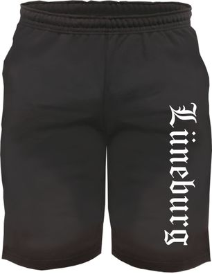 Lüneburg Sweatshorts - Altdeutsch bedruckt - Kurze Hose Shorts
