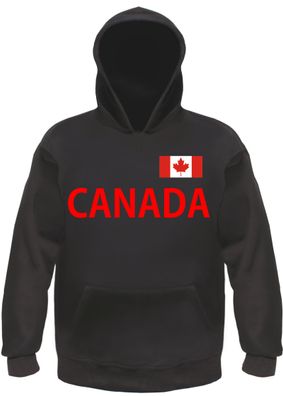Canada Kapuzensweatshirt - bedruckt mit Flagge - Hoodie Kapuzenpullover