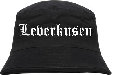 Leverkusen Fischerhut - Altdeutsch - bedruckt - Bucket Hat Anglerhut Hut