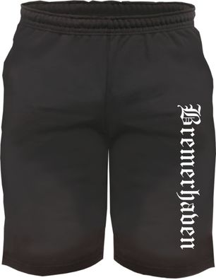Bremerhaven Sweatshorts - Altdeutsch bedruckt - Kurze Hose Shorts