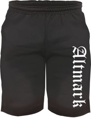 Altmark Sweatshorts - Altdeutsch bedruckt - Kurze Hose Shorts