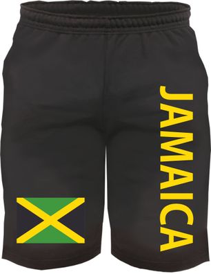 Jamaica Sweatshorts - bedruckt - Kurze Hose Shorts Flagge Jamaika
