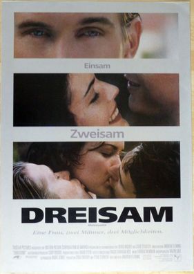 Einsam Zweisam Dreisam - Original Kinoplakat A1- Lara Flynn Boyle - Filmposter