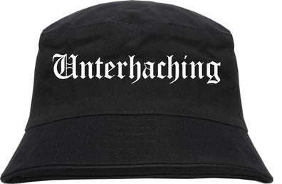 Unterhaching Fischerhut - Altdeutsch - bedruckt - Bucket Hat Anglerhut Hut