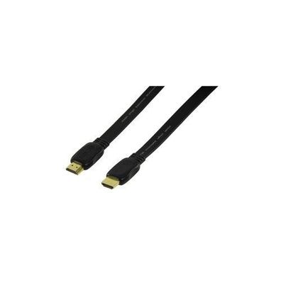 HDMI Flachkabel 1.4 mit HDMI Ethernet Kanal 3D 1M