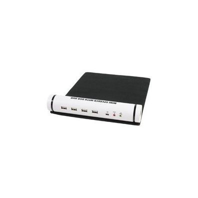 Mauspad Multifunktional mit 4 Port USB Hub Lautsprecher