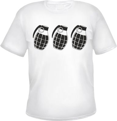 Drei Handgranaten Herren T-Shirt - Tee Shirt