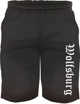 Wolfsburg Sweatshorts - Altdeutsch bedruckt - Kurze Hose Shorts