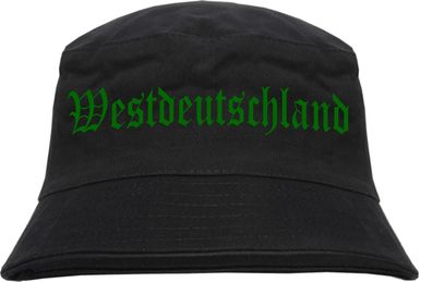 Westdeutschland Fischerhut - Druckfarbe Grün - Bucket Hat