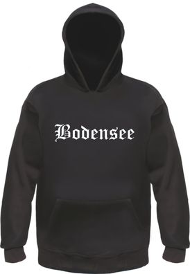 Bodensee Kapuzensweatshirt - Altdeutsch - bedruckt - Hoodie Kapuzenpullover