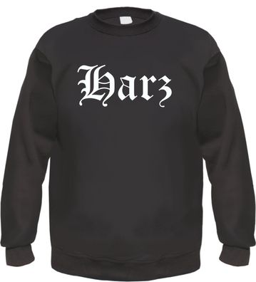 Harz Sweatshirt - Altdeutsch - bedruckt - Pullover